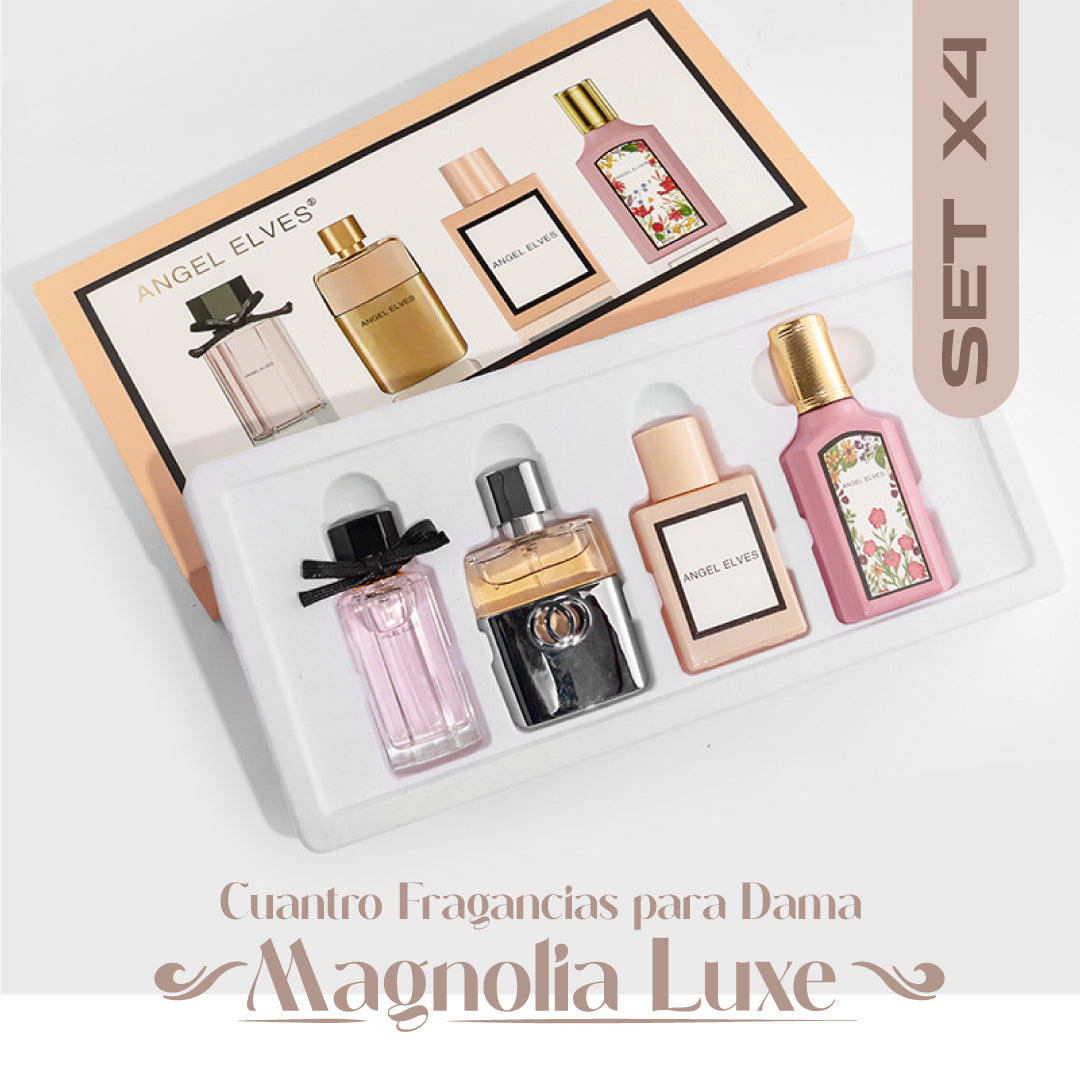 🔥EXCLUSIVO🔥 SET X4 FRAGANCIAS MAGNOLIA LUXE