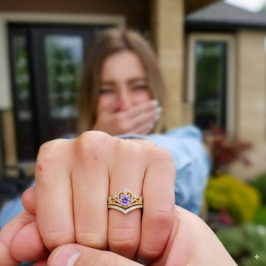 REGALO PERFECTO! SETX2 ANILLOS DE PROMESA AURORA COLLECTION💏