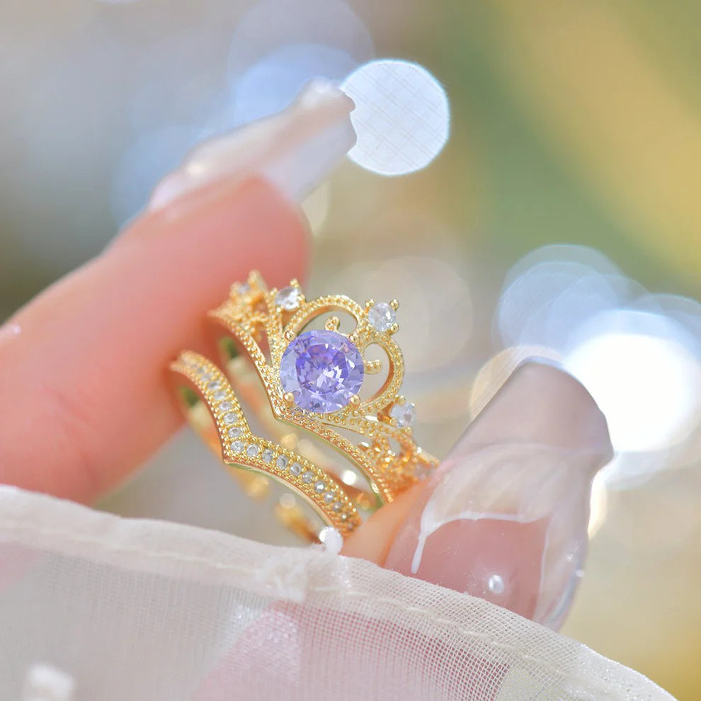 REGALO PERFECTO! SETX2 ANILLOS DE PROMESA AURORA COLLECTION💏