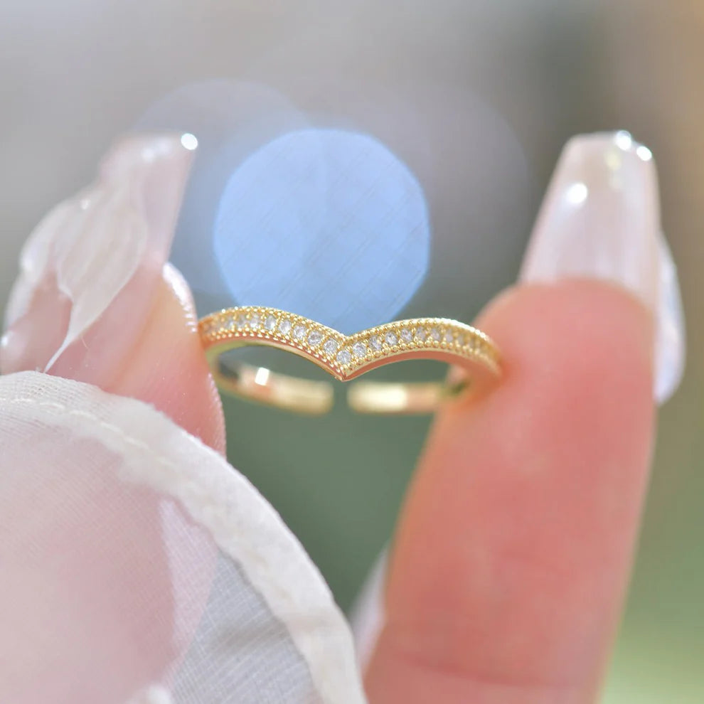 REGALO PERFECTO! SETX2 ANILLOS DE PROMESA AURORA COLLECTION💏