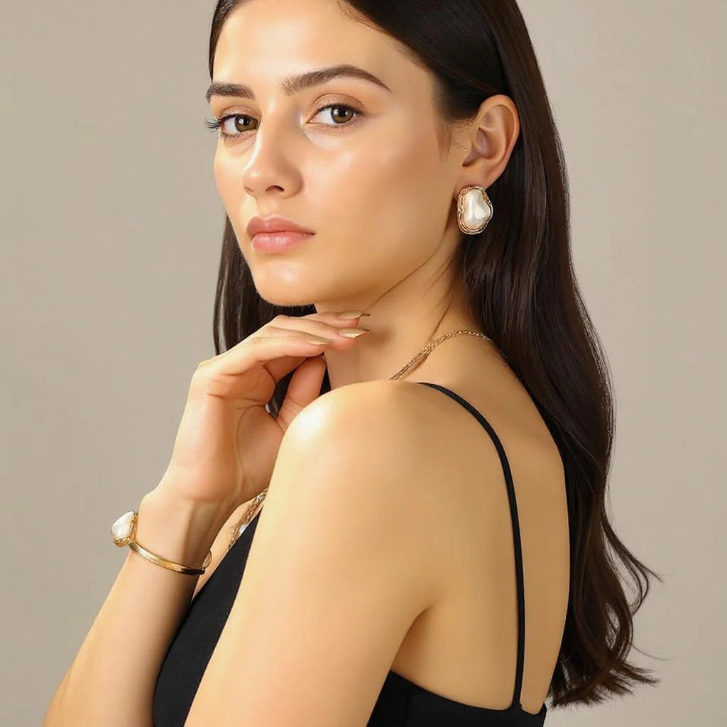 🌹JOYERÍA FRANCESA🌹SET PERLAS BARROCAS