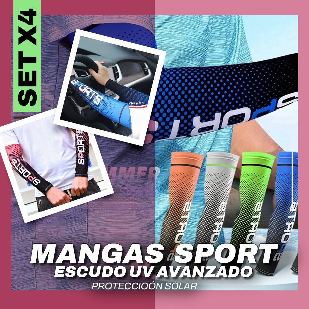 COLECCION DEPORTIVA! SET X4 MANGAS SPORT+ PROTECTORAS