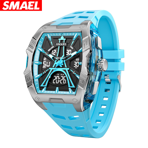 RELOJ SMAEL® PARIS · Analógico + Digital · 50M Waterproof · Hombre