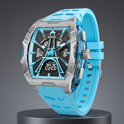 RELOJ SMAEL® PARIS · Analógico + Digital · 50M Waterproof · Hombre