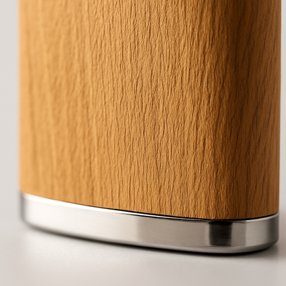 SET MINI LICORERA WHISKEY NOMAD – DISEÑO MADERA + 4 VASOS + EMBUDO