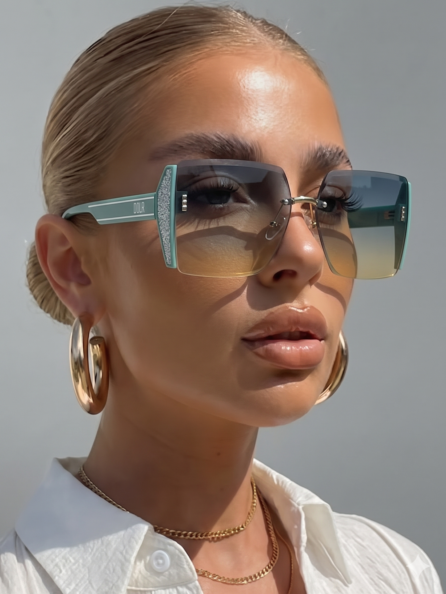 SET TRIO RIVIERA™ · 3 Gafas Oversized Mujer · Estilo Y2K Rimless