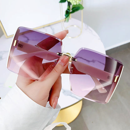 SET TRIO RIVIERA™ · 3 Gafas Oversized Mujer · Estilo Y2K Rimless