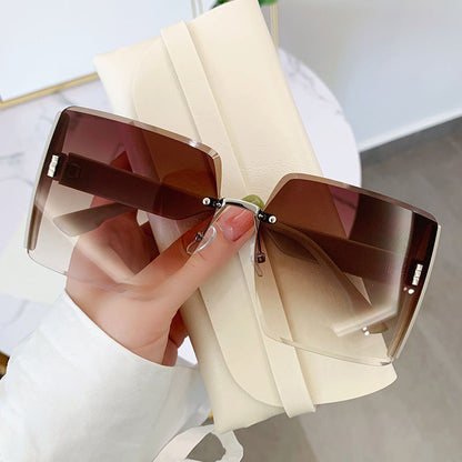 SET TRIO RIVIERA™ · 3 Gafas Oversized Mujer · Estilo Y2K Rimless