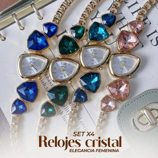 💥OFERTA DEL MES💥SETX4 RELOJES CRISTAL