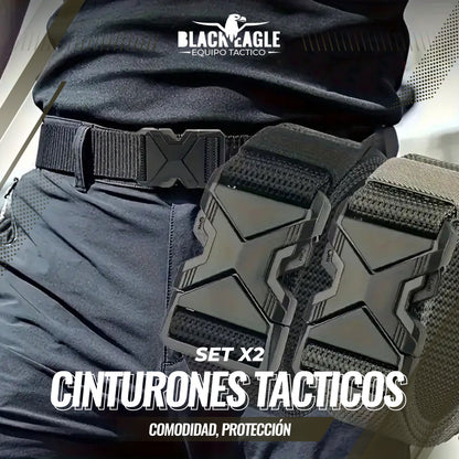 🔥PROMO LIMITADA🔥 SET X2 CINTURONES TACTICOS BLACK EAGLE🦅