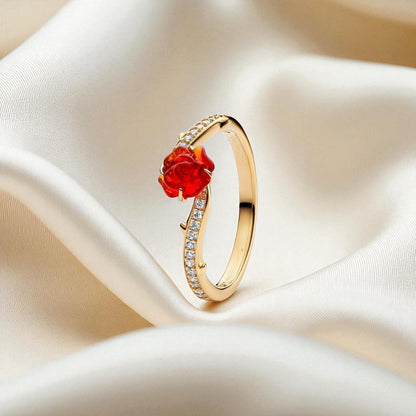 💥OFERTA DEL MES💥ANILLO ROSA ENCANTADA🌹