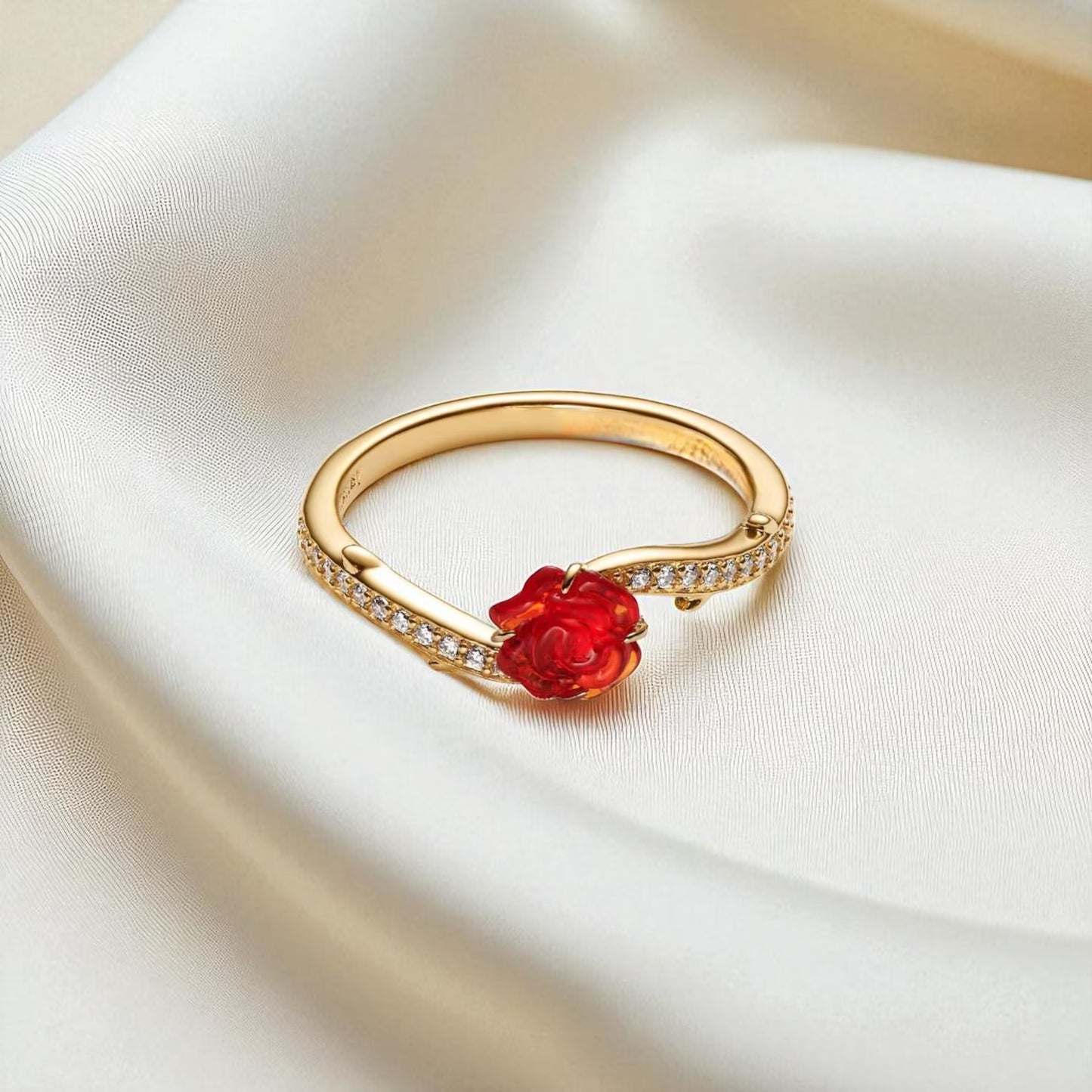 💥OFERTA DEL MES💥ANILLO ROSA ENCANTADA🌹