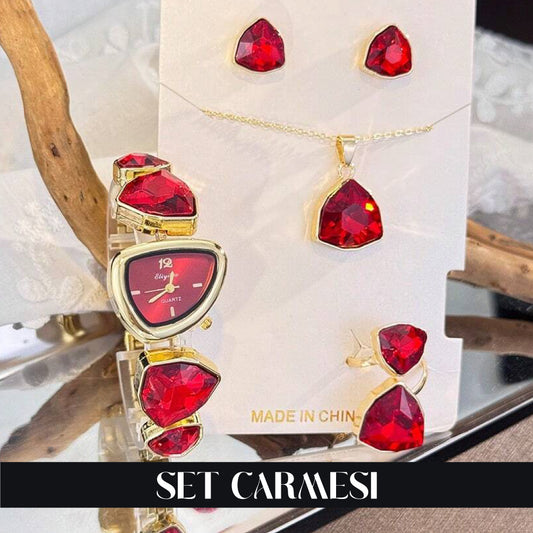 🔥PROMO IMPERDIBLE🔥SET CARMESÍ
