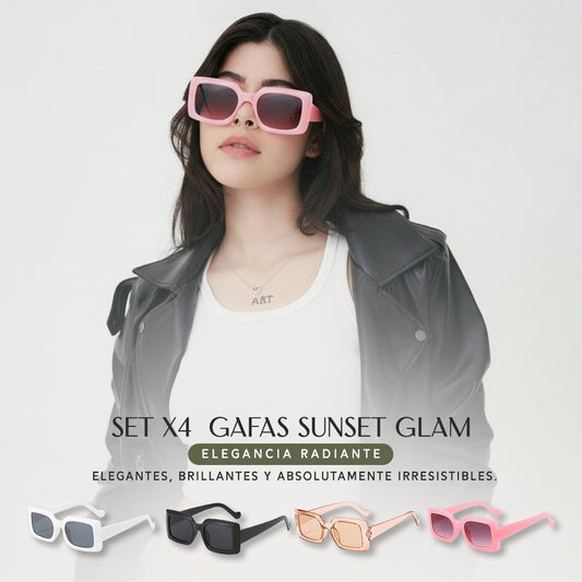 SET X4 GAFAS DE SOL SUNSET GLAM