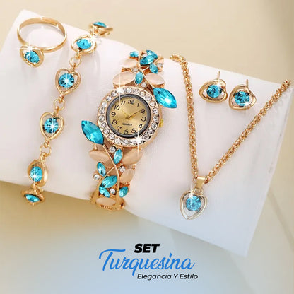 JOYERIA EXCLUSIVA! SET TURQUESINA 💙