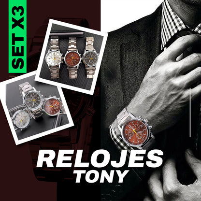 🔥OFERTA ESPECIAL🔥 SET X3 RELOJES TONY