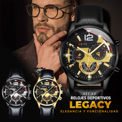 🔥PROMO LIMITADA🔥 SET X3 RELOJES DEPORTIVOS LEGACY😎